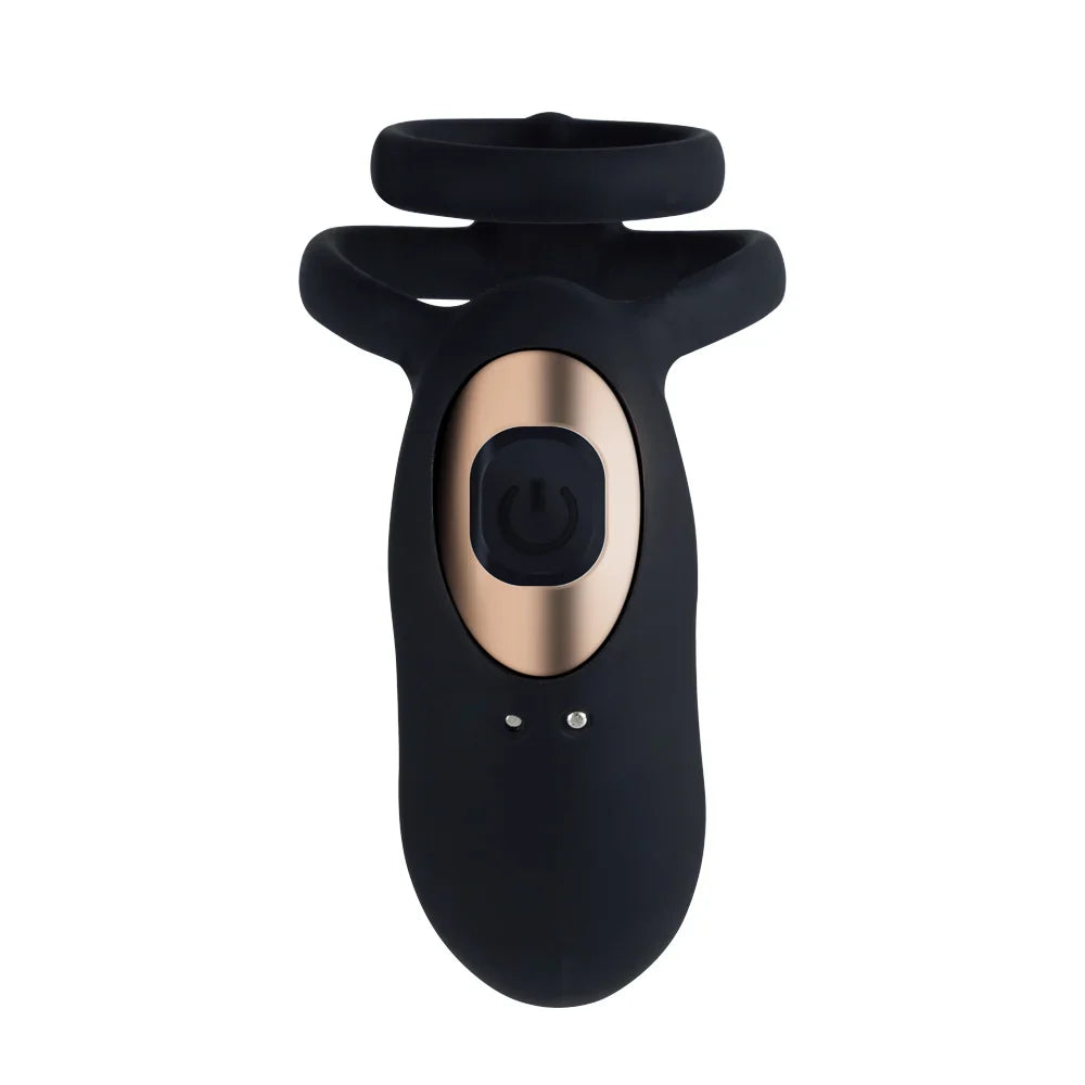 LOCKINK Black Mamba Prostate Massager With Cock Ring App Controlled