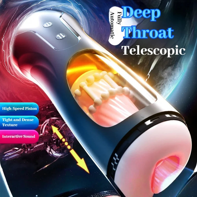 Leten Automatic Masturbator Cup – Electric | Blowjob & Vaginal Simulation