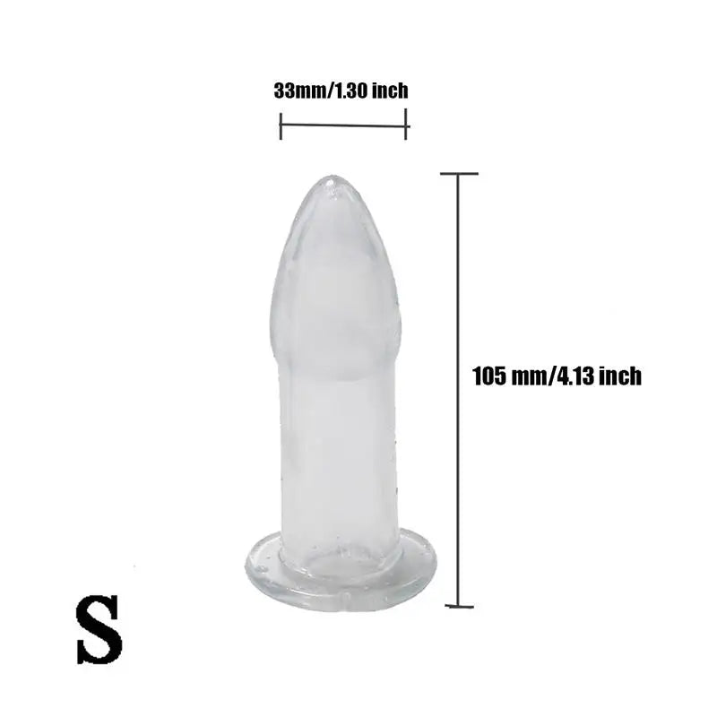 Hollow Anal Plug – Silicone Anal Expander for Beginners to Advanced
