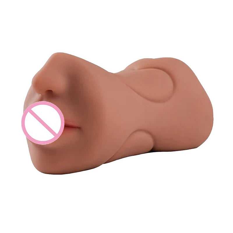 Triple Pleasure Masturbator – Realistic TPE | Oral, Vaginal & Anal