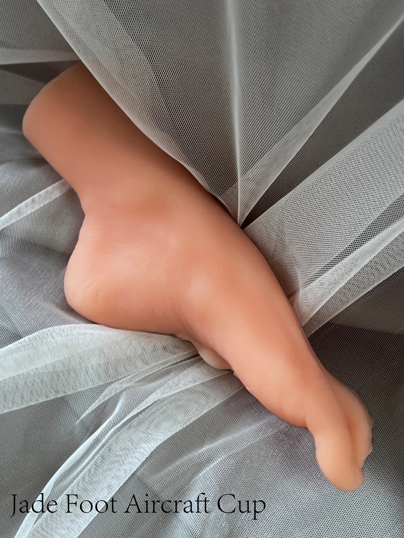 Realistic Silicone Female Foot Masturbator – Foot Fetish Sex Toy
