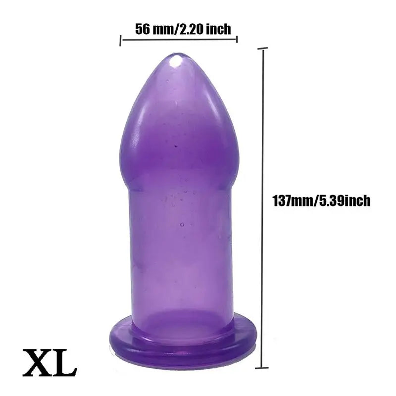 Hollow Anal Plug – Silicone Anal Expander for Beginners to Advanced