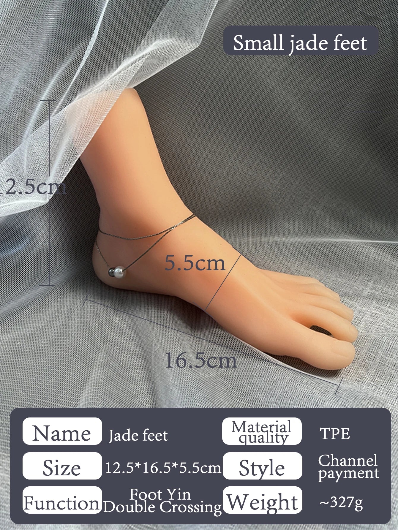 Realistic Silicone Female Foot Masturbator – Foot Fetish Sex Toy