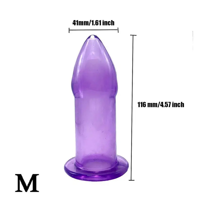 Hollow Anal Plug – Silicone Anal Expander for Beginners to Advanced