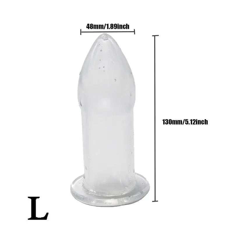 Hollow Anal Plug – Silicone Anal Expander for Beginners to Advanced