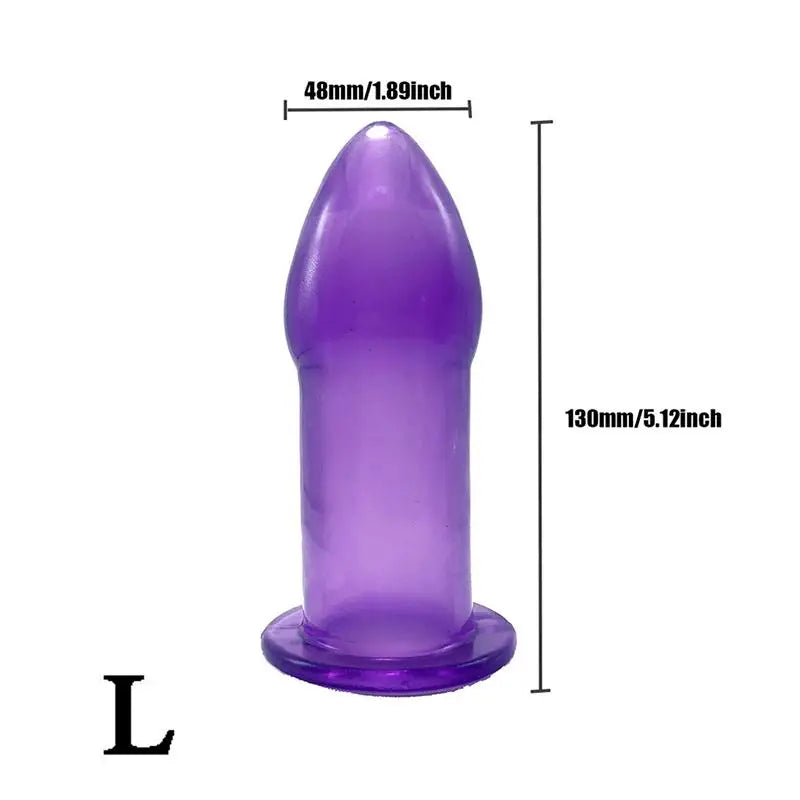 Hollow Anal Plug – Silicone Anal Expander for Beginners to Advanced
