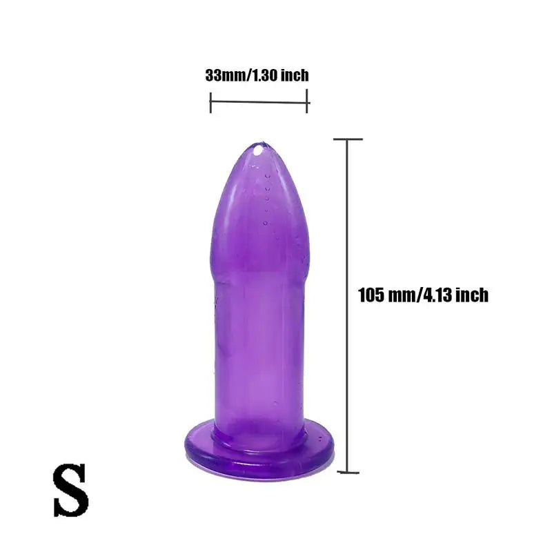 Hollow Anal Plug – Silicone Anal Expander for Beginners to Advanced