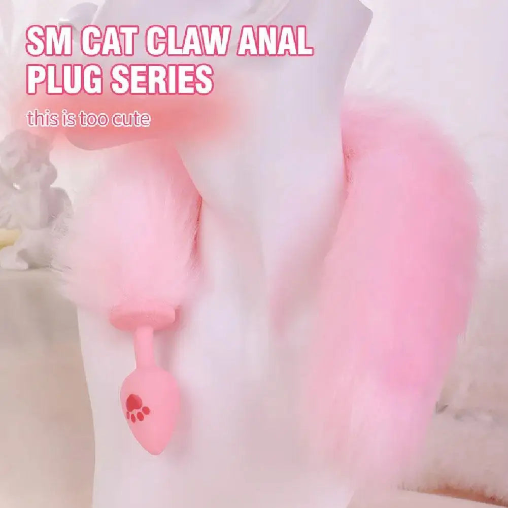 Cat Claw Tail Butt Plug – Furry & Petplay Anal Plug for Women & Men