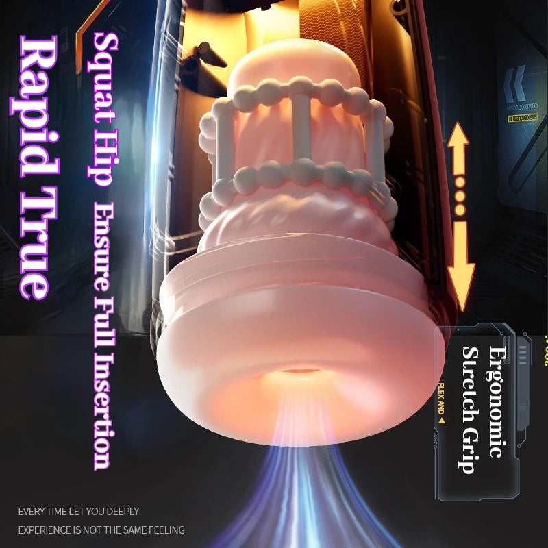 Leten Automatic Masturbator Cup – Electric | Blowjob & Vaginal Simulation