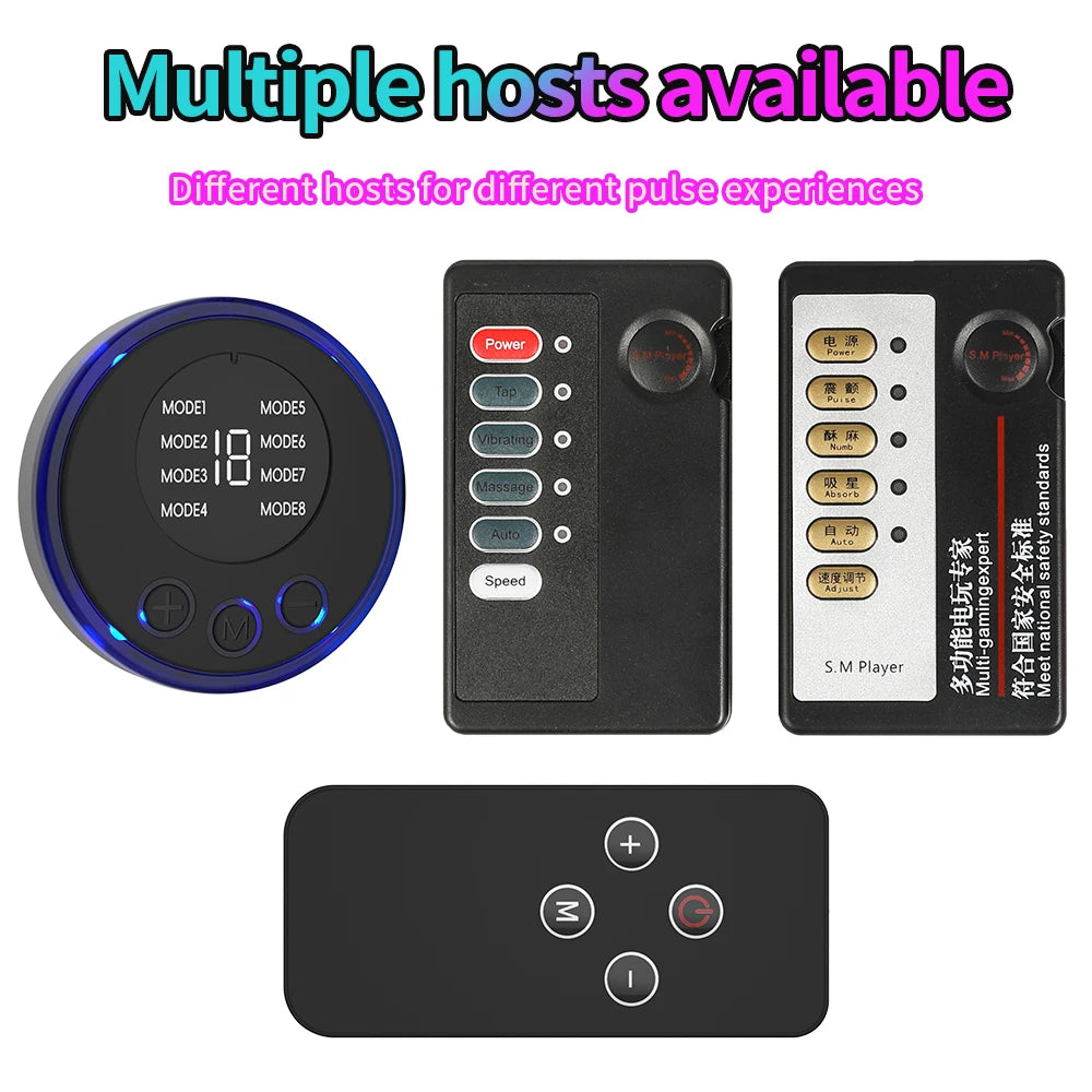 Electric Shock Nipple Clamps – BDSM Clitoris Stimulator for Men & Women