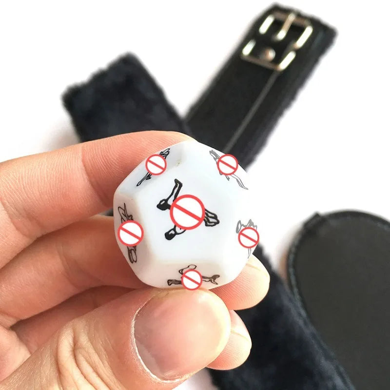 12-Sided Sex Dice – Couples Foreplay Game | Black & White