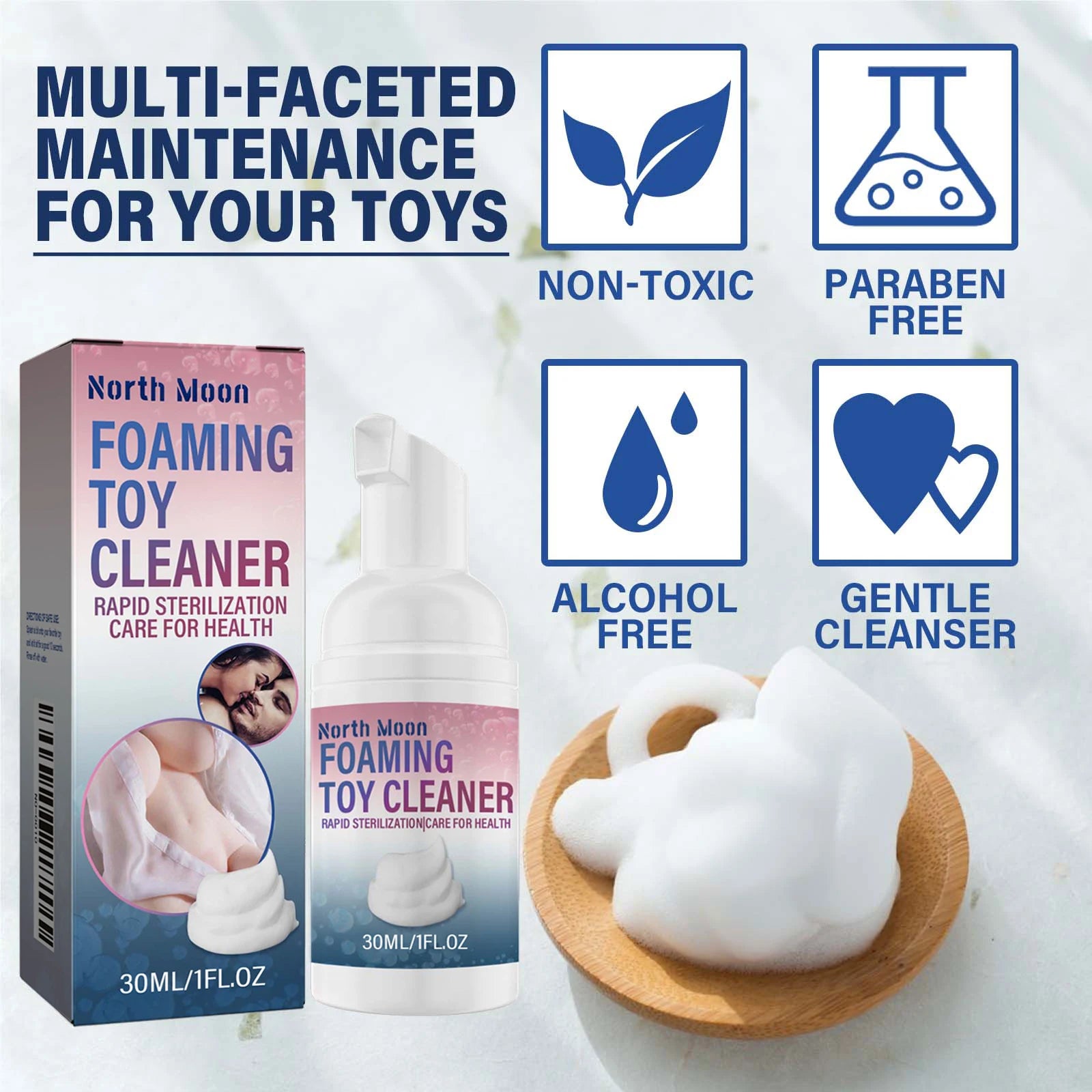 Foam Toy Cleaner Spray – Gentle & Non-Irritating | All Toy Materials