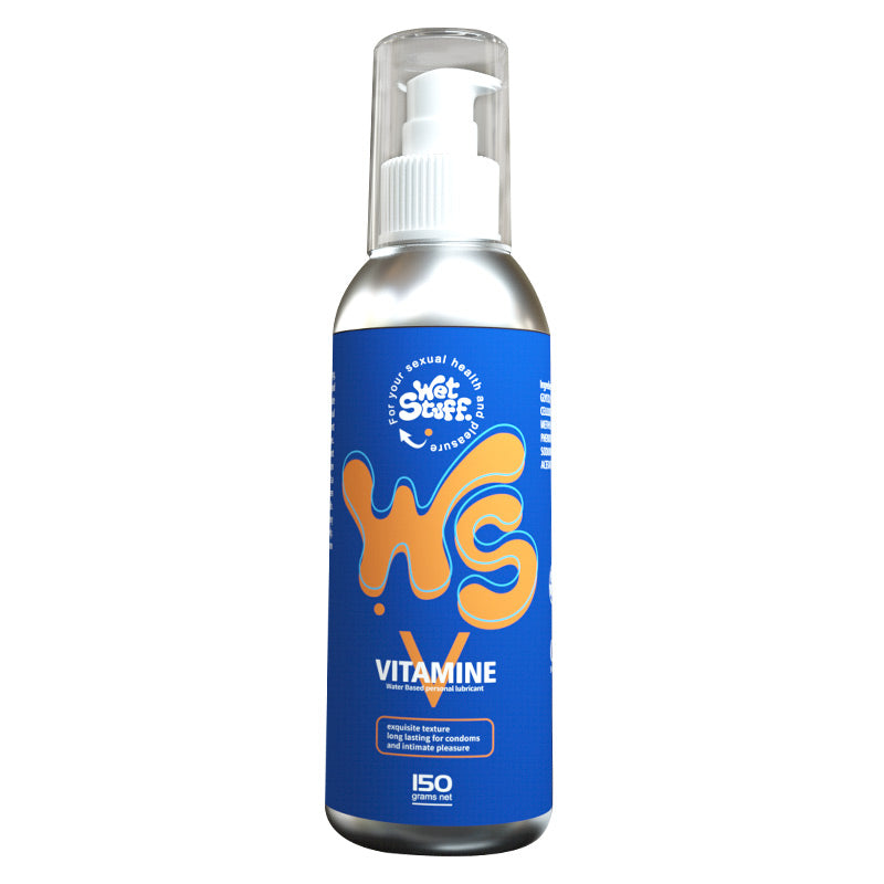 Wet Stuff Vitamin E No-Rinse Water-Based Lubricant 150g